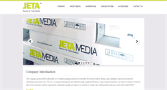 Desktop Screenshot of jetamedia.com