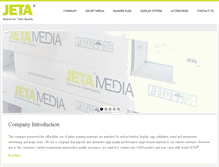 Tablet Screenshot of jetamedia.com